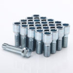 Pack de Vis de Roue en Argent M12x1.5