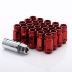 Pack d'Ecrous JN1 Rouge en Acier M12x1.25