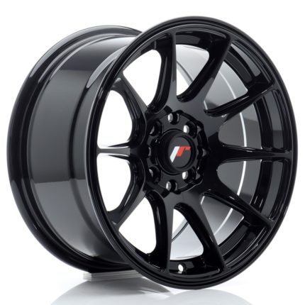 Jante Japan Racing JR-11 15x8" 4x100/114.3 ET25 | Noir Brillant