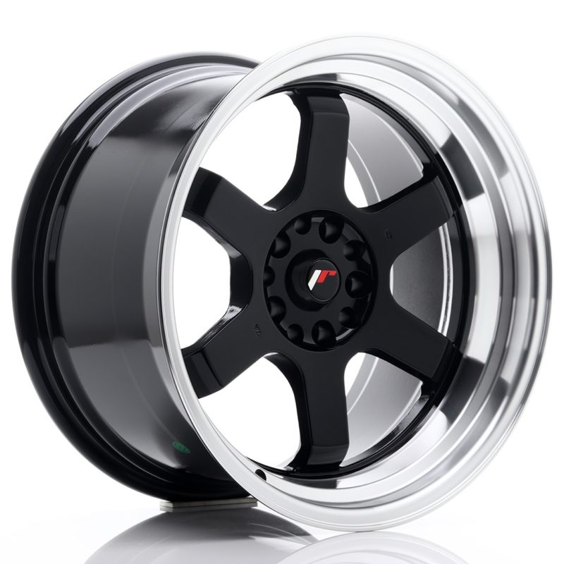 Jante Japan Racing JR-12 18x10" 5x114.3/120 ET0 | Noir / Brillant