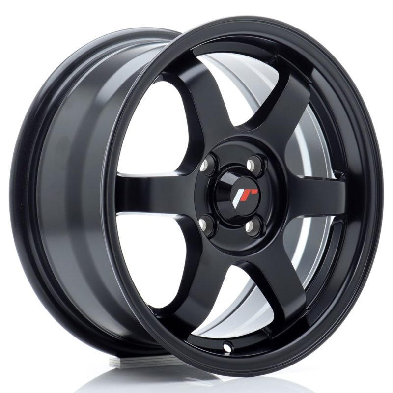 Jante Japan Racing JR-3 15x7" 4x108 ET25 | Noir Mat