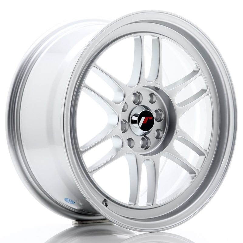 Jante Japan Racing JR-7 17x8" 4x100/114.3 ET35 | Gris Argenté / Poli