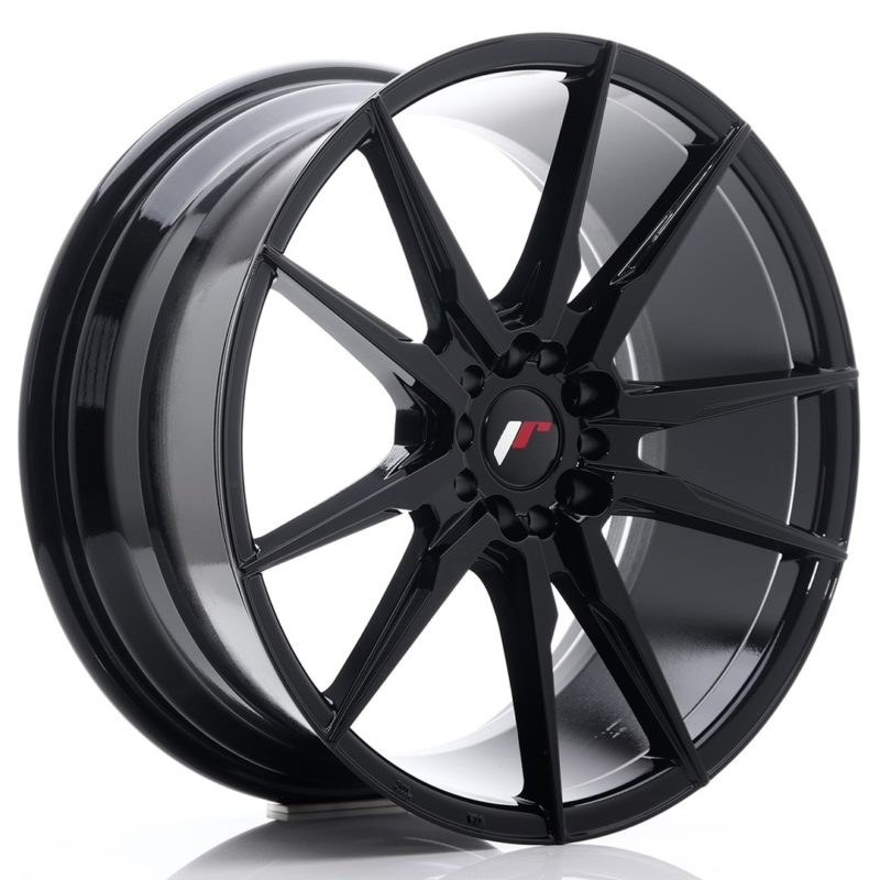 Jante Japan Racing JR-21 19x8.5" 5x112/114.3 ET40 | Noir / Brillant