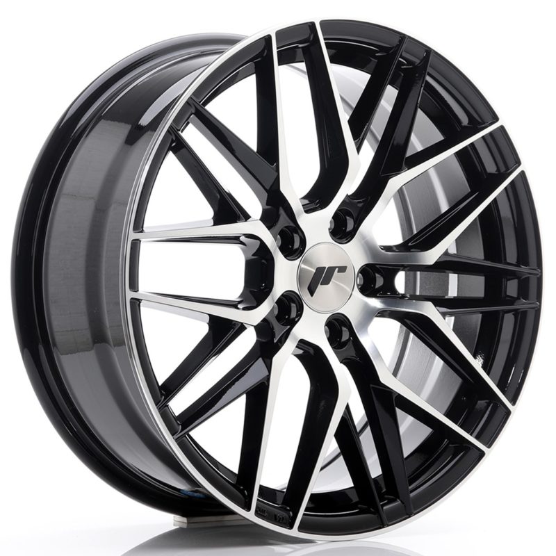 Jante Japan Racing JR-28 18x7.5" 5x112 ET40 | Noir Brillant / Face Polie