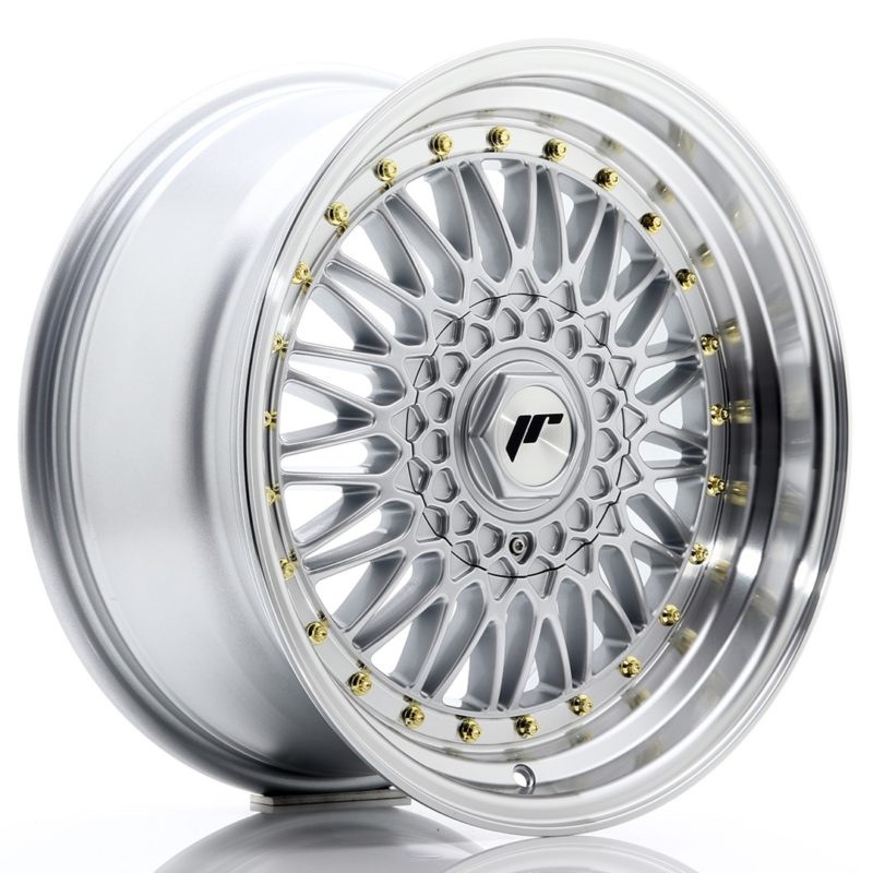 Jante Japan Racing JR-9 17x8.5" 5x108/112 ET35 | Gris Argenté / Poli
