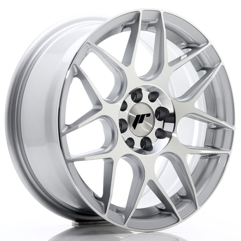 Jante Japan Racing JR-18 16x7" 4x108 ET25 | Gris Argenté Poli