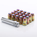 Pack d'Ecrous JN2 Arc-en-ciel en Acier M12x1.25