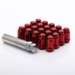 Pack d'Ecrous JN2 Rouge en Acier M12x1.25