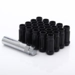 Pack d'Ecrous JN4 Noir en Acier M12x1.25