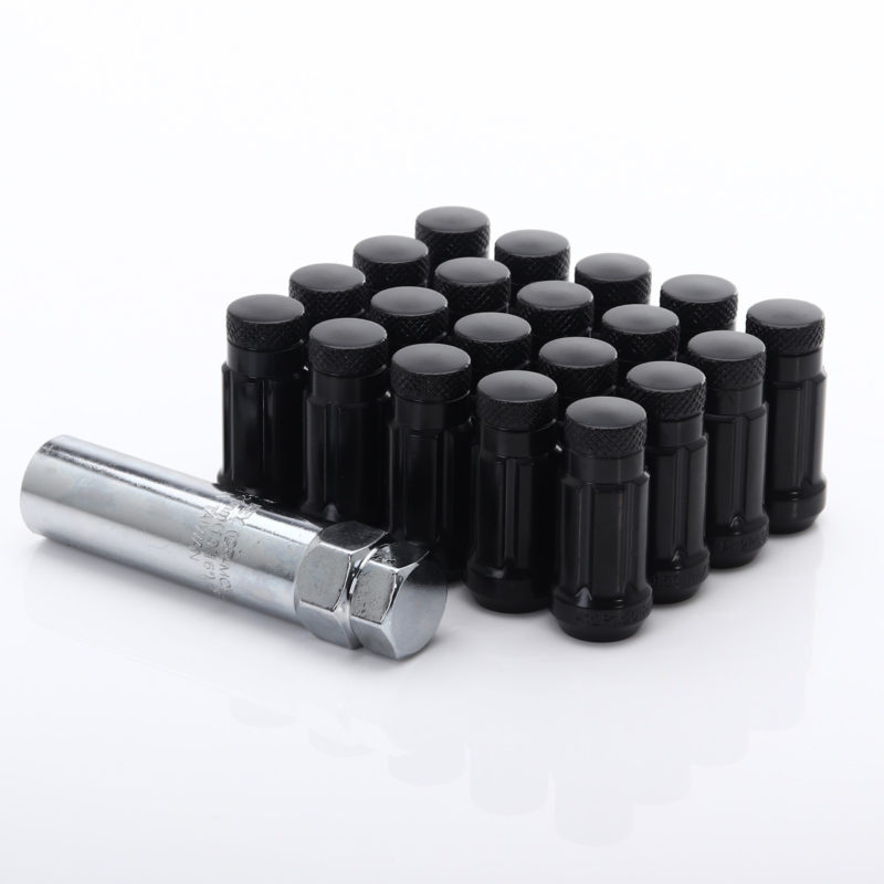 Pack d'Ecrous JN3 Noir en Acier M12x1.5