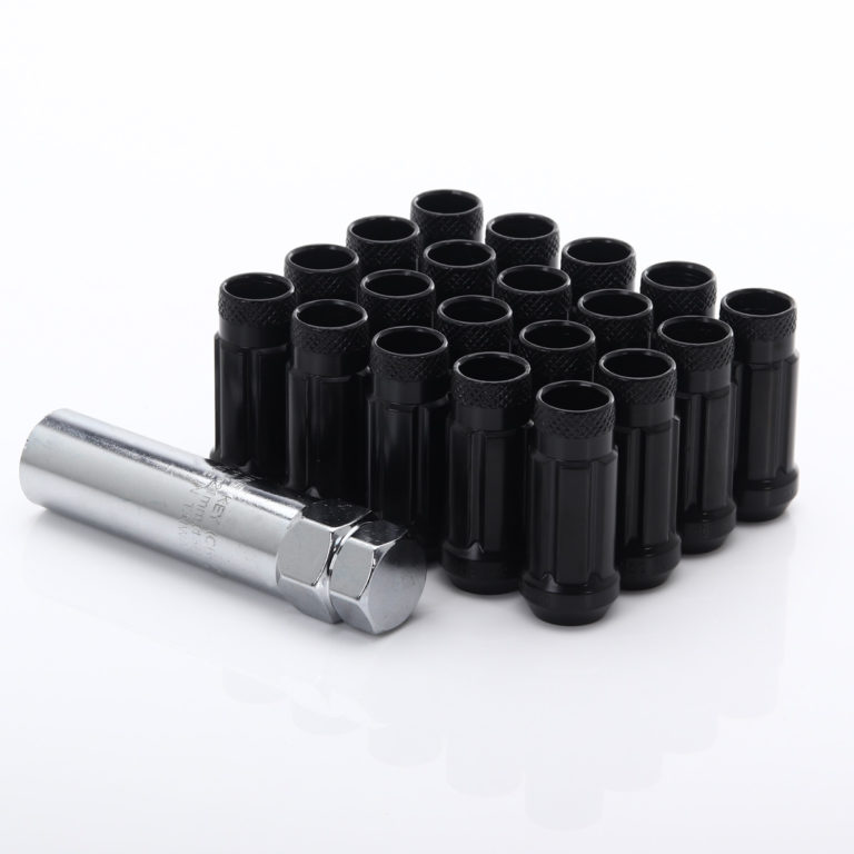 Pack d'Ecrous JN4 Noir en Acier M12x1.25