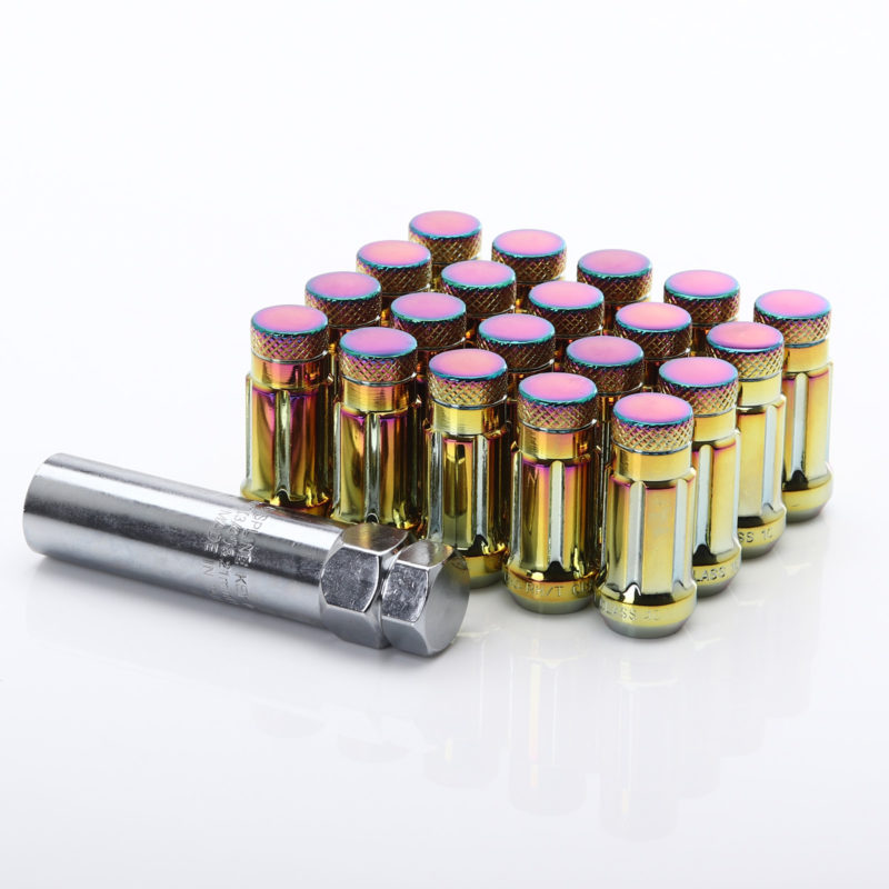 Pack d'Ecrous JN3 Arc-en-ciel en Acier M12x1.25