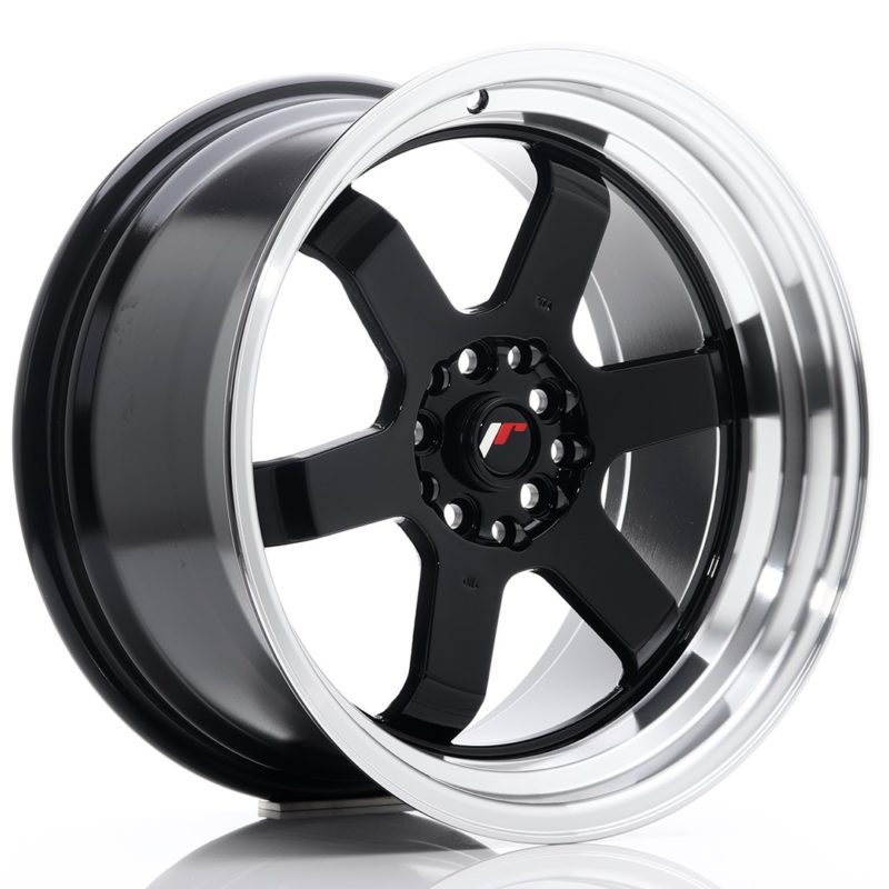 Jante Japan Racing JR-12 17x9" 4x100/114.3 ET25 | Noir / Brillant