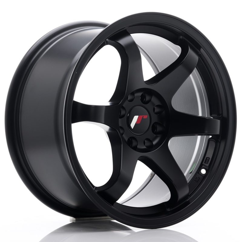 Jante Japan Racing JR-3 17x9" 4x108/114.3 ET25 | Noir Mat / Satiné