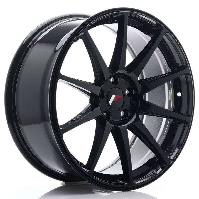 Jante Japan Racing JR-11 19x8.5" 5x108 ET40 | Noir Brillant