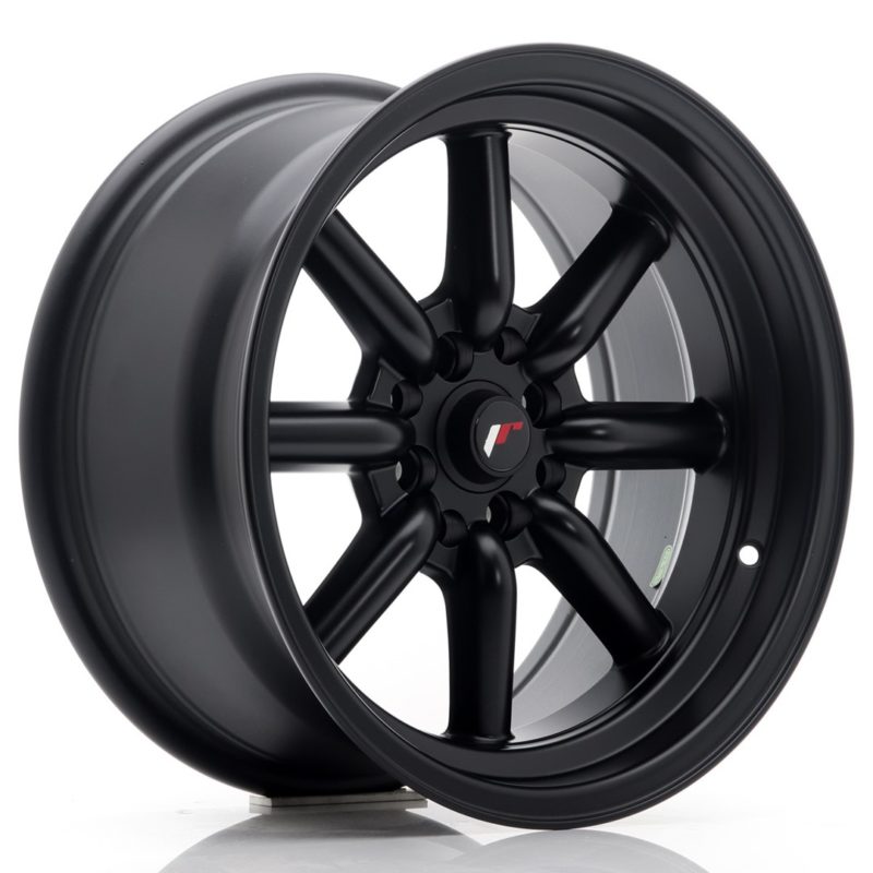 Jante Japan Racing JR-19 16x8" 4x100/114.3 ET0 | Noir Mat / Satiné