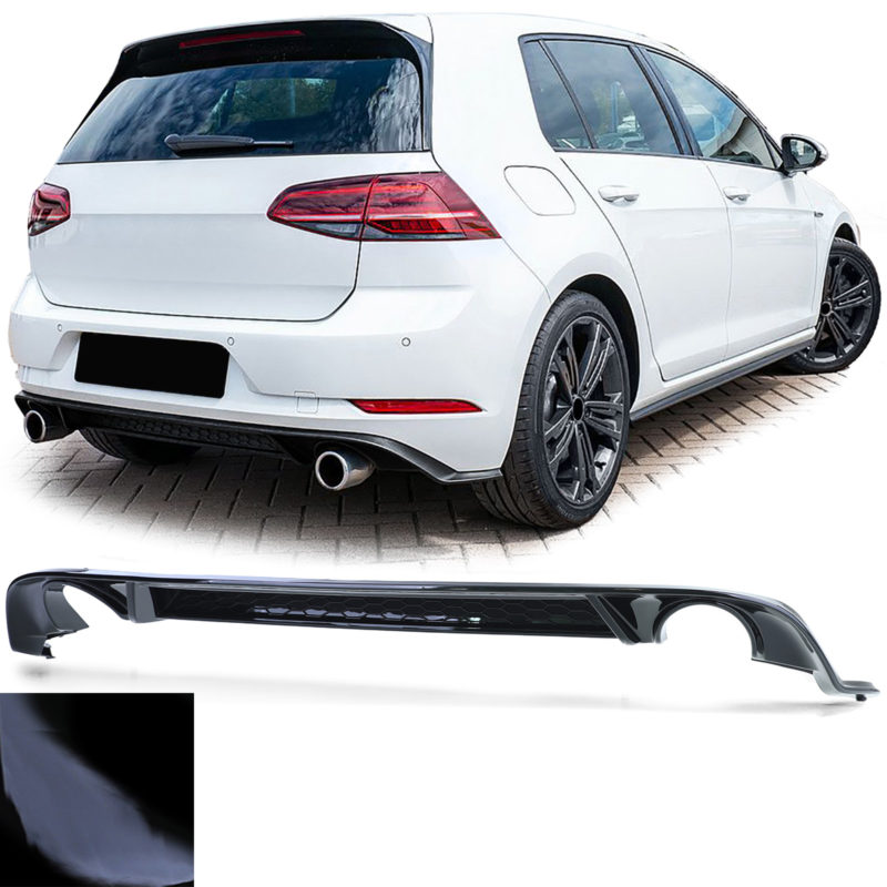 Diffuseur Arrière Sport Monotube pour VW Golf 7 GTI 17-21