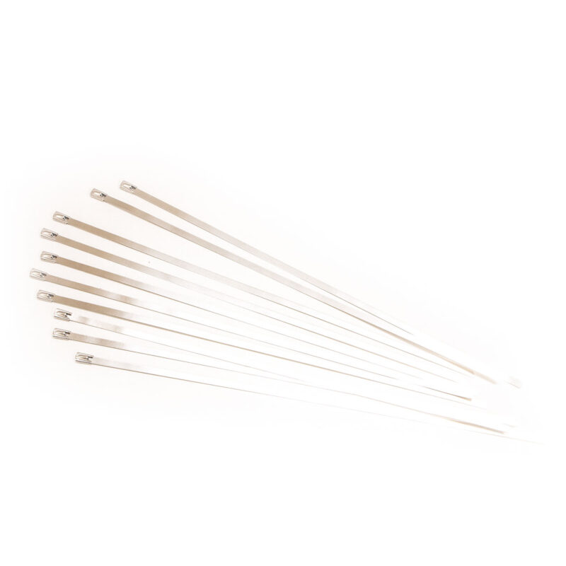 Cooling Solutions Lot de 10 Colliers en Acier Inoxydable pour Bandelette Thermique (5 x 300 mm)