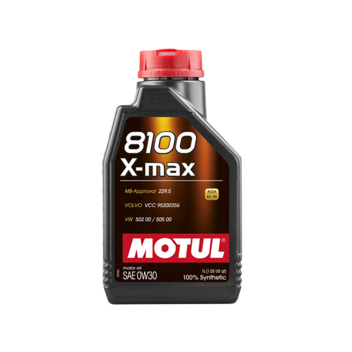 1L Huile Motul 0W30 8100 X-Max (Mercedes