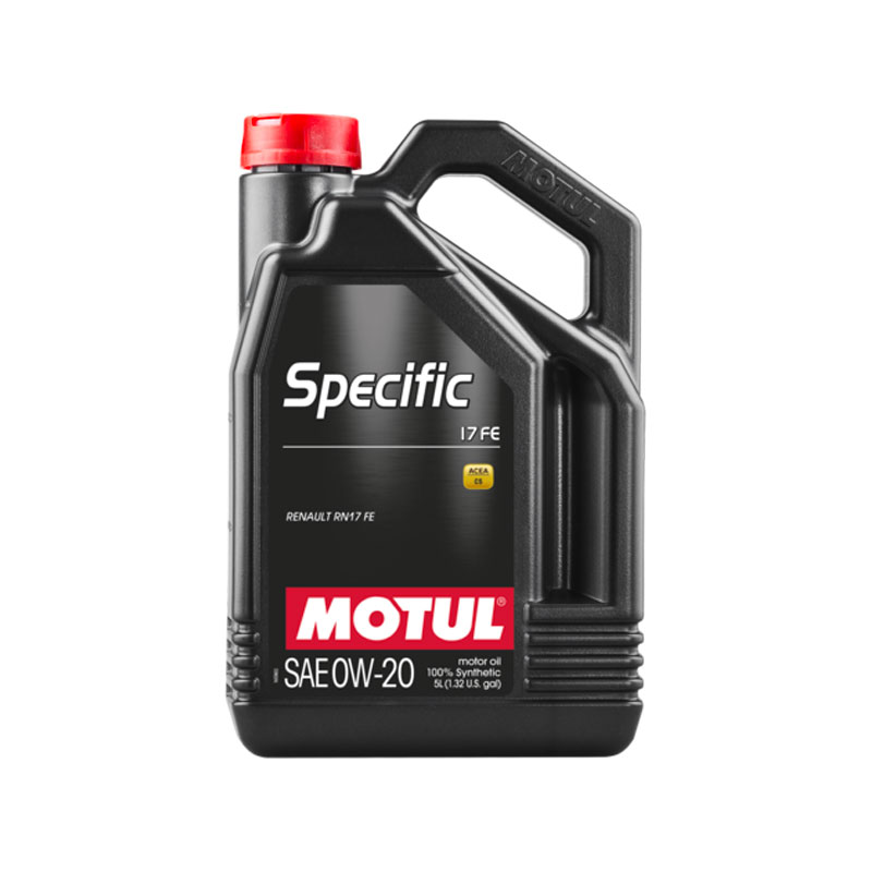 5L Huile Motul 0W20 Specific 17 FE (Renault