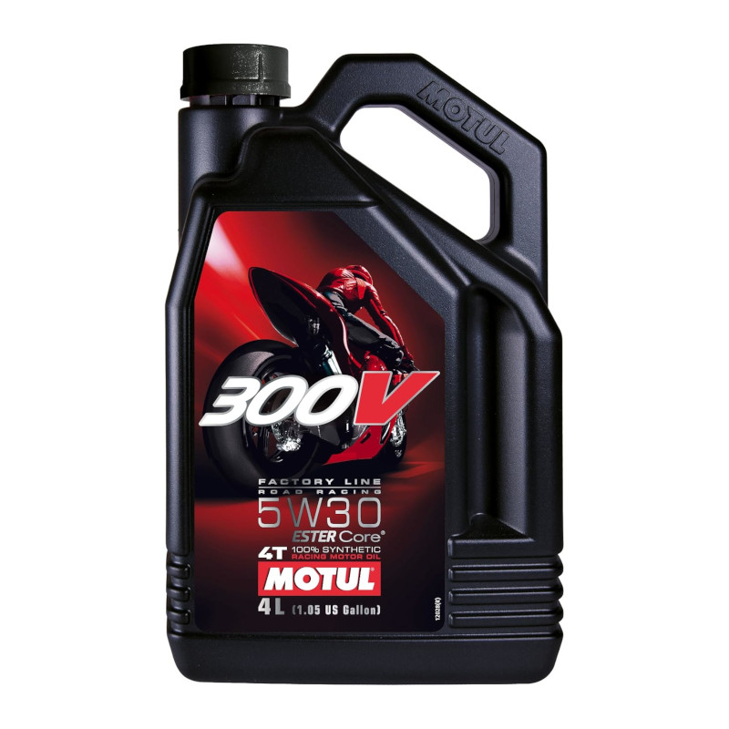 Huile Moto Motul 300V 4T FL Road Racing 5W30 (4L)