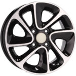 Jantes Racing Line 14 pouces MB poli et noir lot de 4 pour citadines Hyundai Kia Toyota – Image 7