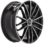 Jantes 15" Racing Line BK926 finition MB poli noir pour VW et Skoda montées uniformément – Image 3