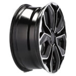 Jantes alliage 15 pouces Racing Line MB poli noir compatibles Dacia Renault 5 x108 5 x114.3 – Image 3