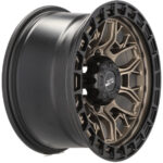 Jantes 15 pouces Racing Line noires mat 8 pouces large déport ET -10 pour Jeep GMC – Image 3