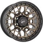 Jantes 15 pouces Racing Line noires mat 8 pouces large déport ET -10 pour Jeep GMC – Image 5