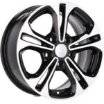 Jantes aluminium 15 pouces Racing Line A5208 MB poli noir compatibles Hyundai i30 Ioniq Elantra – Image 8