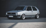 Jantes 15 pouces Racing Line BY479 argent poli pour VW Golf Civic BMW E30 vintage sport – Image 3