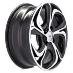 Jantes aluminium 16 pouces Racing Line MB poli noir pour Dacia Renault Toyota – Image 4