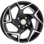 Jantes alliage 16" Racing Line XE172 MB poli noir compatibles Ford Focus Fiesta et plus – Image 7