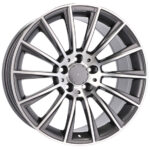 Jantes 16 pouces Racing Line B1048 pour Mercedes style poli graphite et montage précis – Image 8