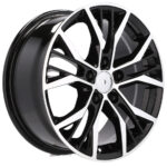 Jantes 16 pouces Racing Line BK713 en Flow Forming - Style sportif MB poli noir – Image 5