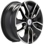 Style sportif et finition poli noir Jantes aluminium 16 pouces Racing Line B5087 pour VW SEAT Skoda – Image 3