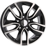 Style sportif et finition poli noir Jantes aluminium 16 pouces Racing Line B5087 pour VW SEAT Skoda – Image 5
