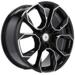 Jantes Racing Line 17 pouces noir poli style MB pour Skoda et VW Golf IV Polo – Image 7