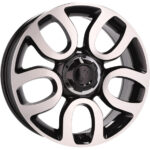 Pack 4 Jantes 17 pouces Racing Line L1291 MB Poli Noir Compatible Alfa Romeo Fiat – Image 5