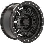 Jantes 17 pouces Racing Line JT250 9" ET0 MB poli noir pour pick-up 4 x4 robustes et élégantes – Image 4