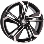 Look sportif Racing Line jantes 17 pouces MB poli noir compatibles VW Skoda Seat Audi – Image 7