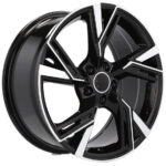 Jantes 17 pouces Racing Line MB poli noir pour Audi VW montage précis ET40 – Image 5
