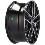 Pack 4 jantes Racing Line H5080 17 pouces MB poli noir pour BMW G20 G21 G11 i4 – Image 4