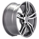 Jantes 17 pouces Racing Line E492 MG poli graphite pour BMW Série 5 6 7 Z4 M5 – Image 5