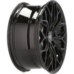 Jantes 17 pouces Racing Line A1407 noires compatibles Ford Focus Volvo S60 avec montage sécurisé – Image 2