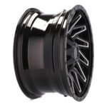 Jantes 17 pouces Racing Line noires 9" ET -10 pour Toyota Land Cruiser Lexus GX – Image 2