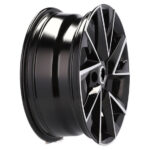 Jantes 17 pouces Racing Line FE181 MB poli noir pour Skoda avec montage précis et style sportif – Image 4