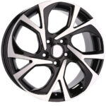 Jantes 17 pouces Racing Line FE132 MB poli noir compatibles Toyota 5 x114.3 pour un style sportif – Image 8