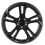 Style sportif et finition noire avec jantes alliage 17 pouces Racing Line B1525 pour VW Audi Skoda – Image 5